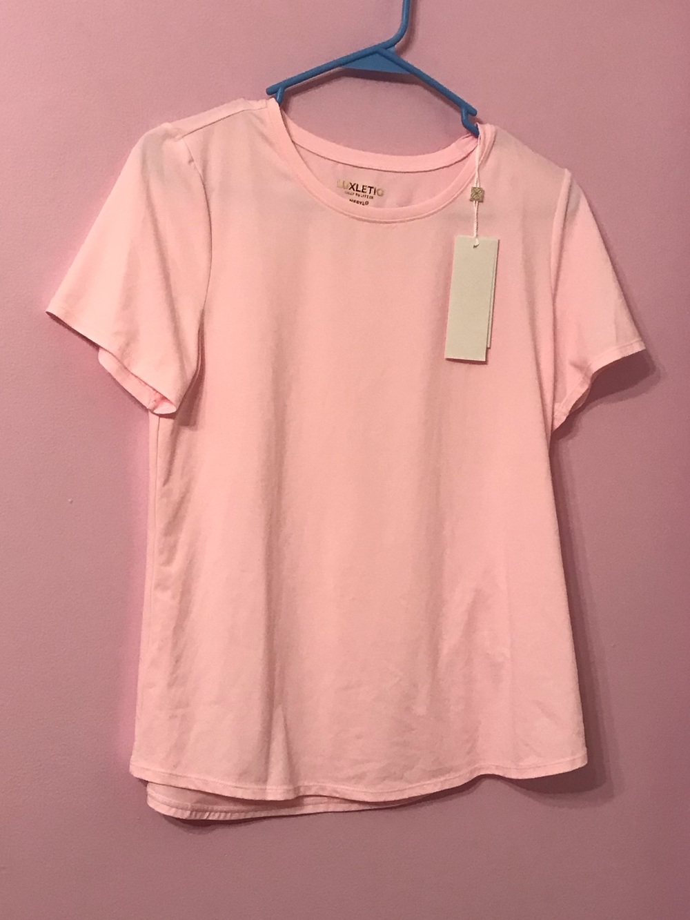 Lilly Pulitzer pink UPF50+ Westley Active  Short Sleeve Tee size small